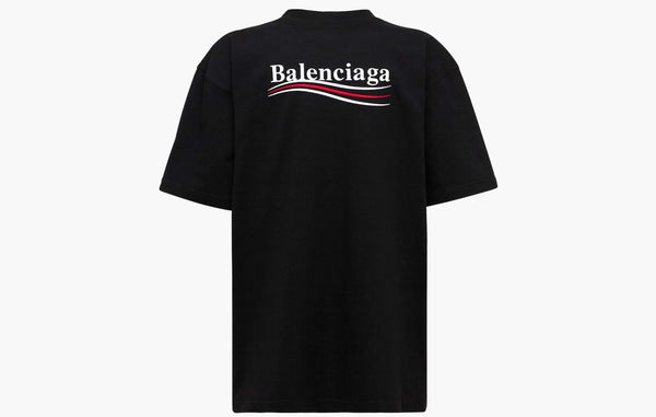 Balenciaga Political Campaign Large Fit T-shirt Black | The Sortage