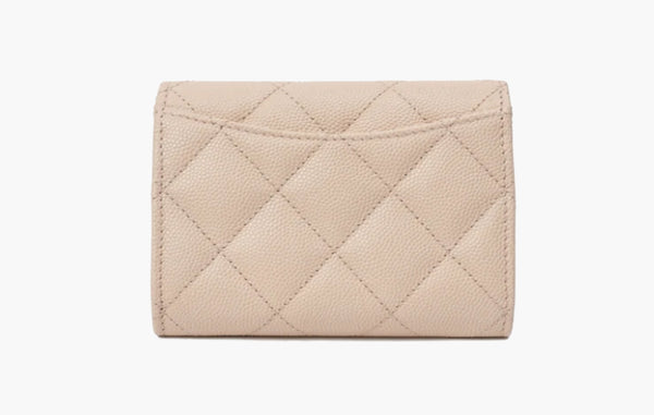 Chanel Classic Clutch With Chain Grained Calfskin Gold Light Beige | Sortage