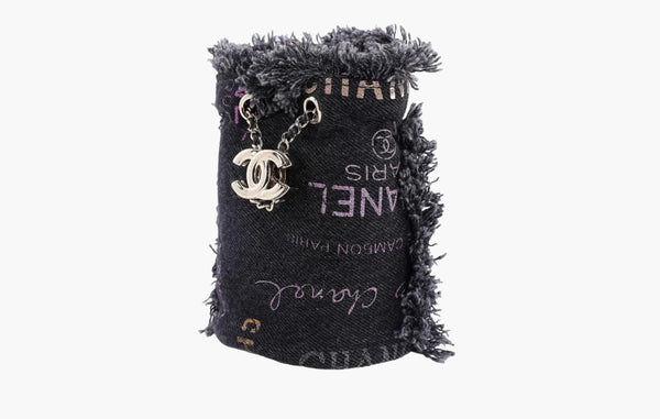 Chanel Mini Mood Denim Bucket Handbag Black | Sortage
