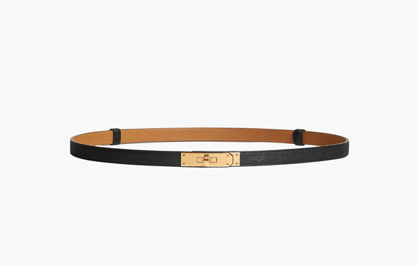 Hermes Kelly 18 Belt Epsom & Gold Noir | The Sortage