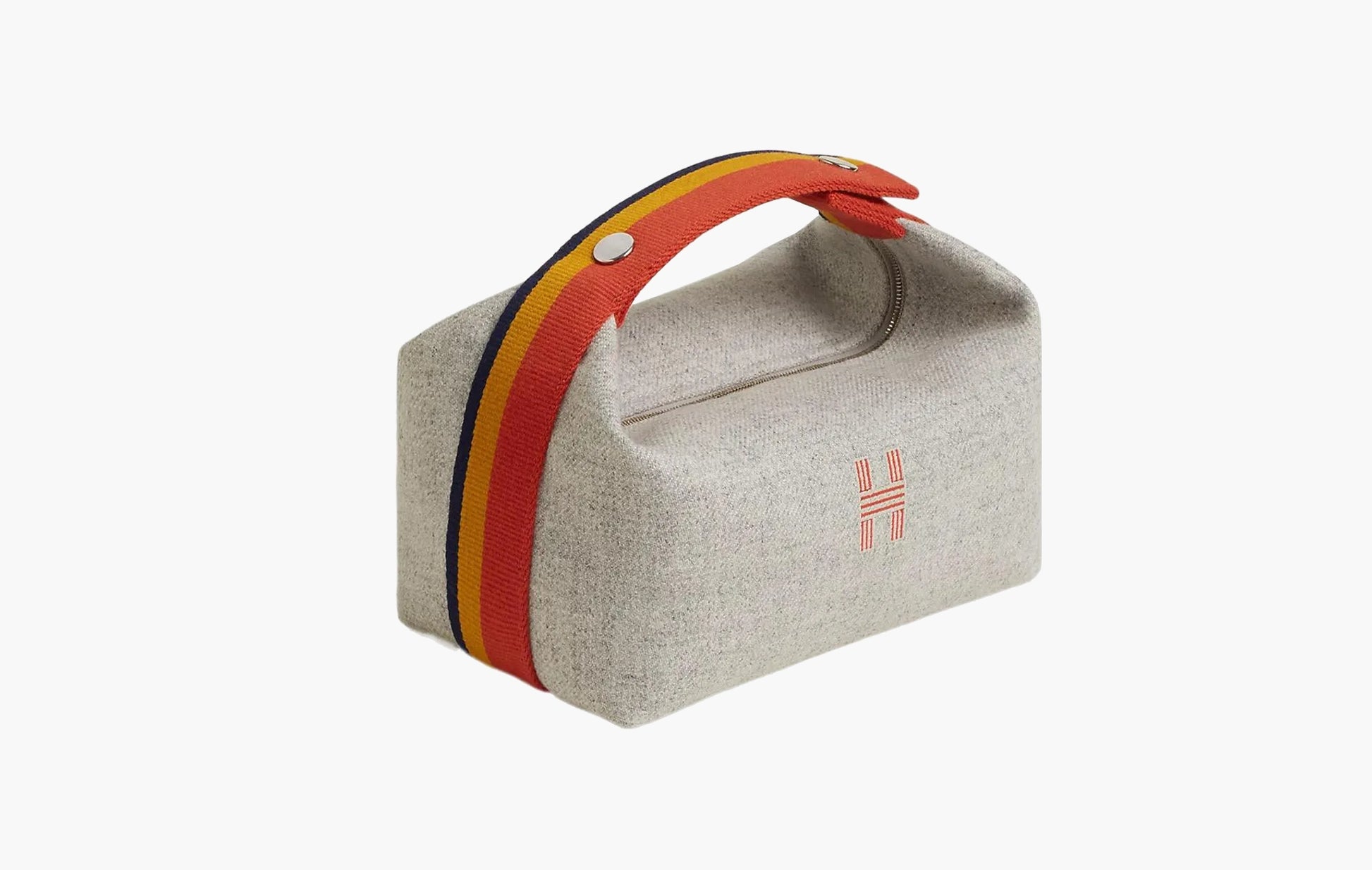Hermes Small Bride-A-Brac Case Wool & Gris Flanelle | The Sortage