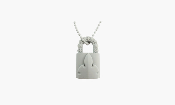 Chrome Hearts Silicone Lock Necklace Grey | The Sortage