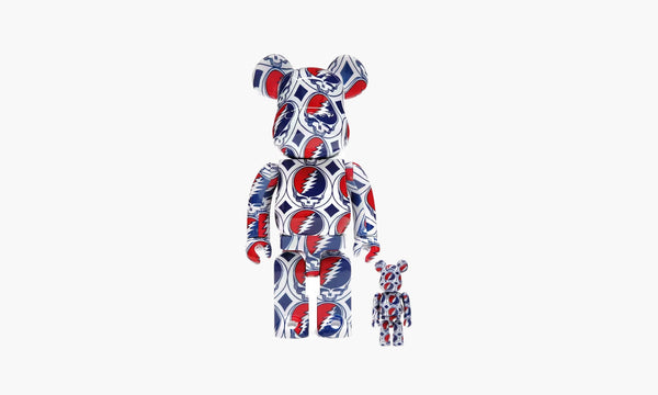Bearbrick x Grateful Dead Steal Your Face 100% & 400% Set | The Sortage