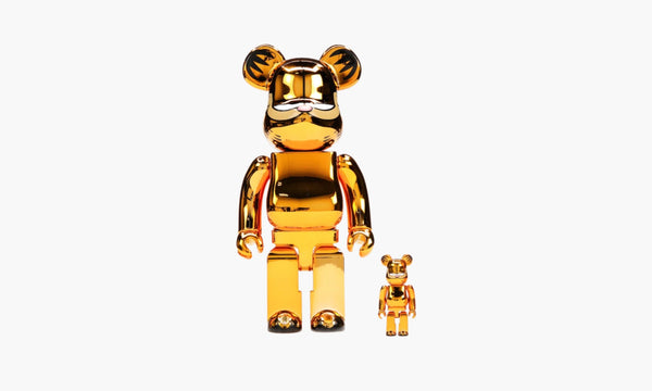 Bearbrick Garfield 100% & 400% Set Gold Chrome Ver. | The Sortage