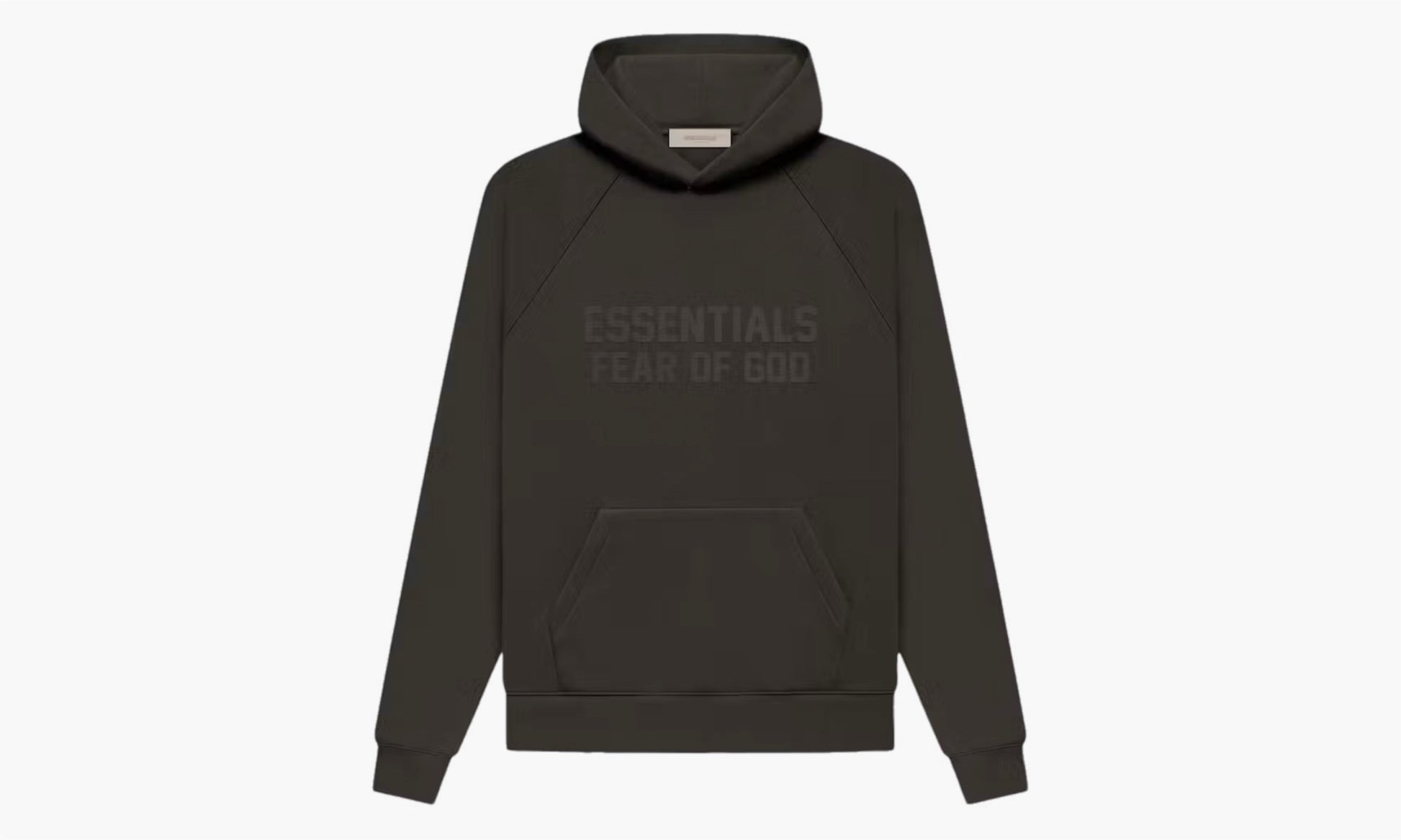 Fear of God Essentials Hoodie Off Black | The Sortage