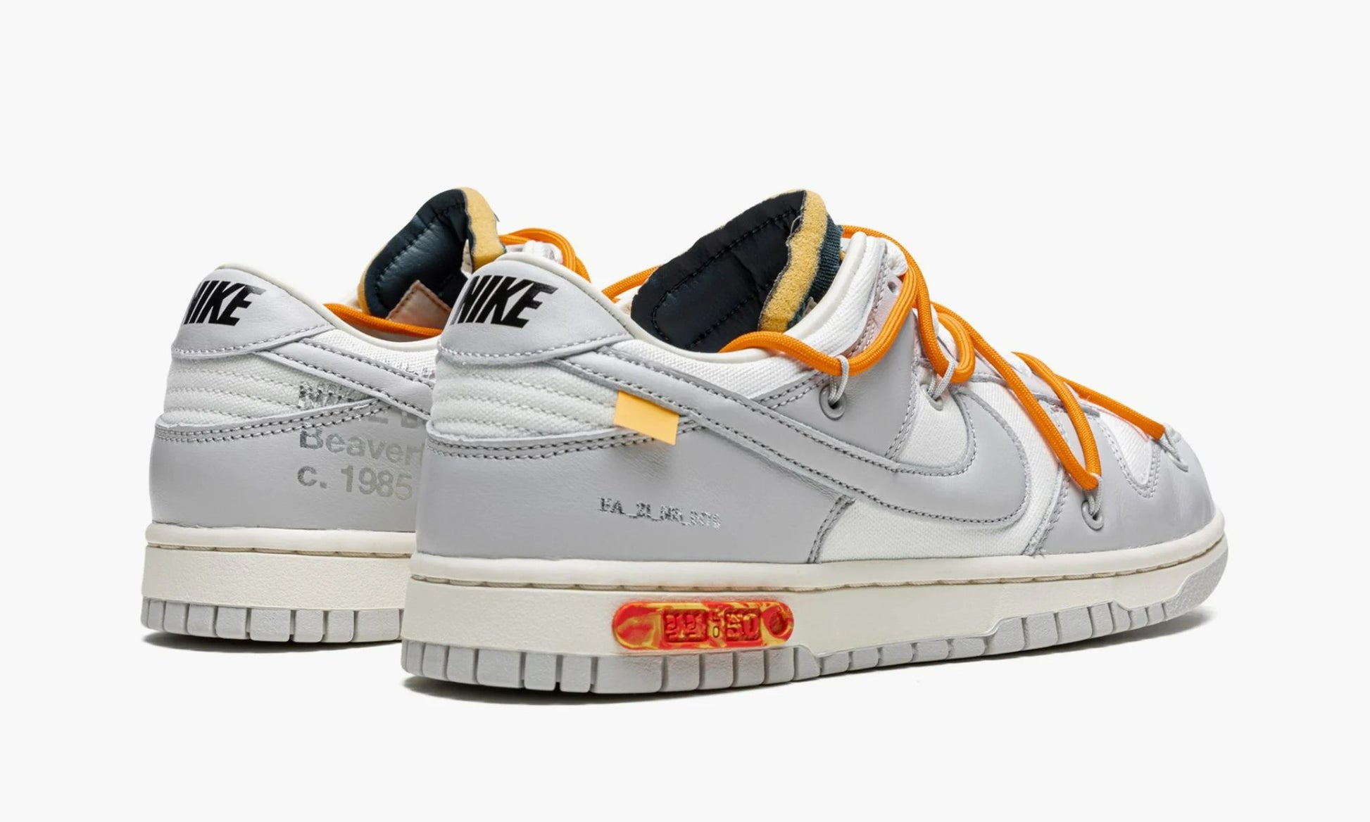 Nike Dunk Low Off-White Lot 44 - DM1602 104 | The Sortage