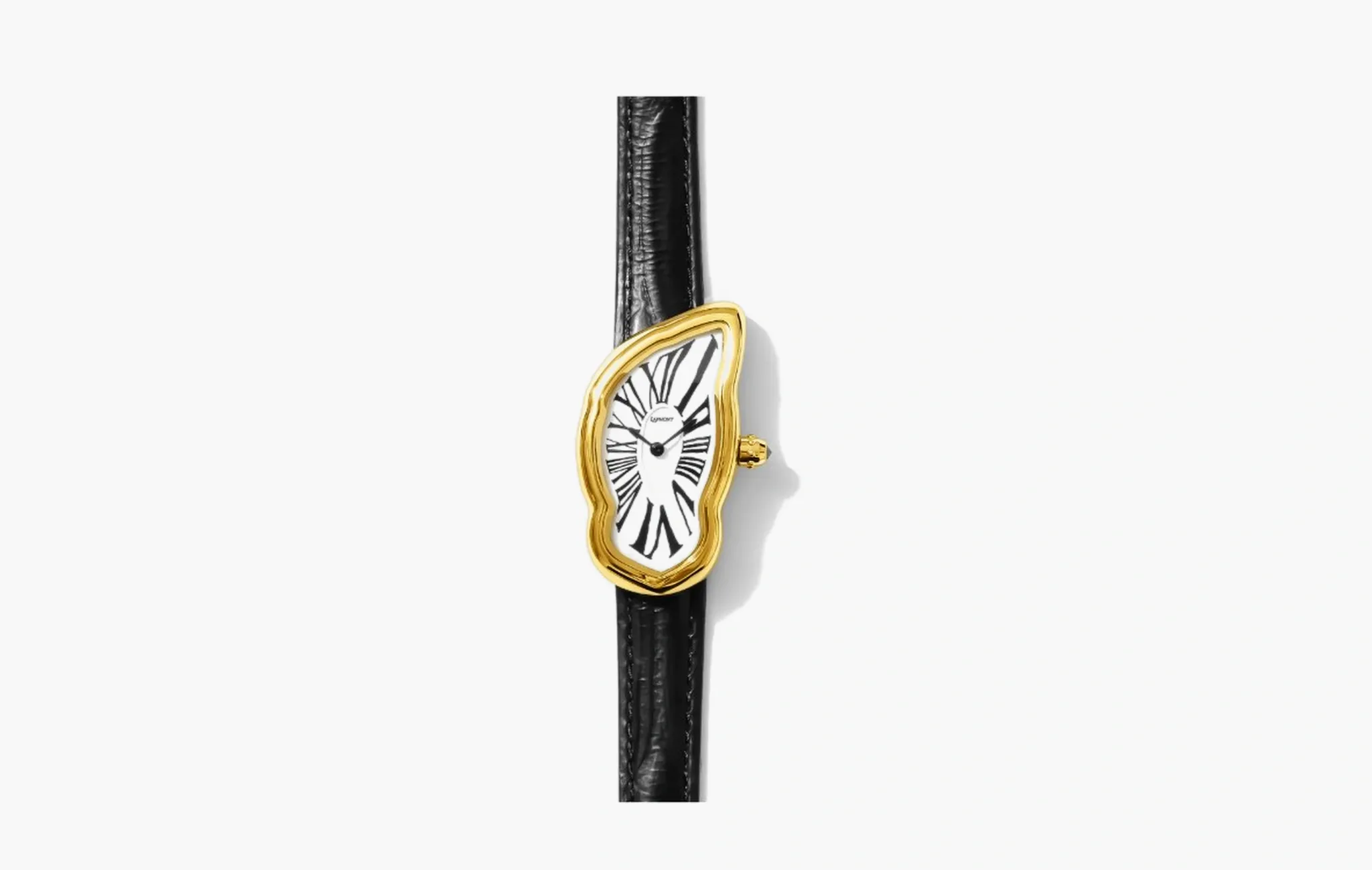 Melting Watch Large "Gold Case White Dial"
