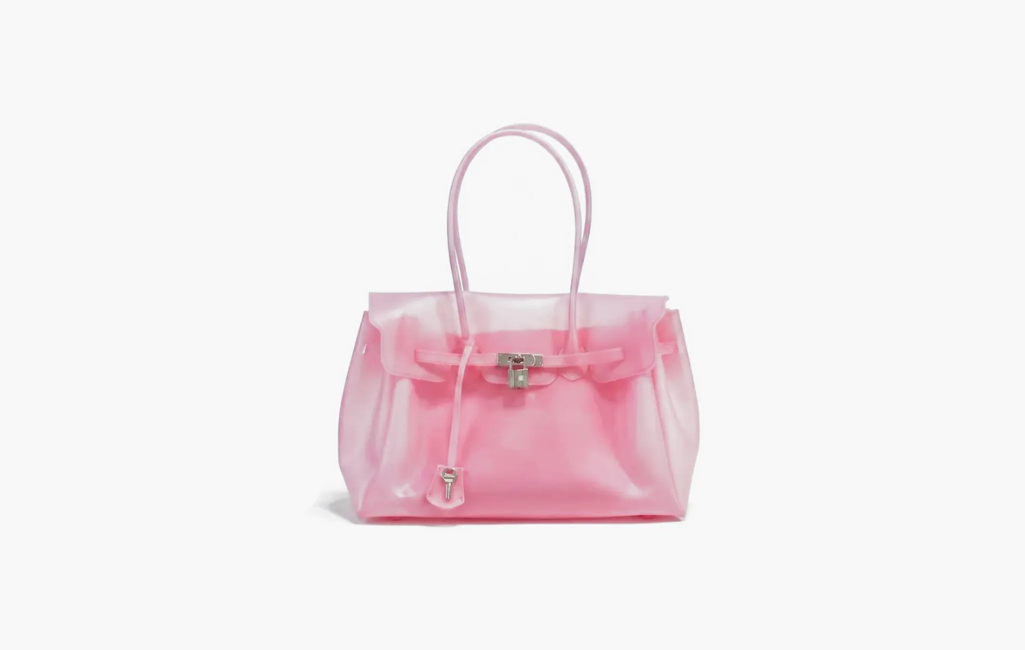 The Jelly Transperent Bag "Baby Pink"