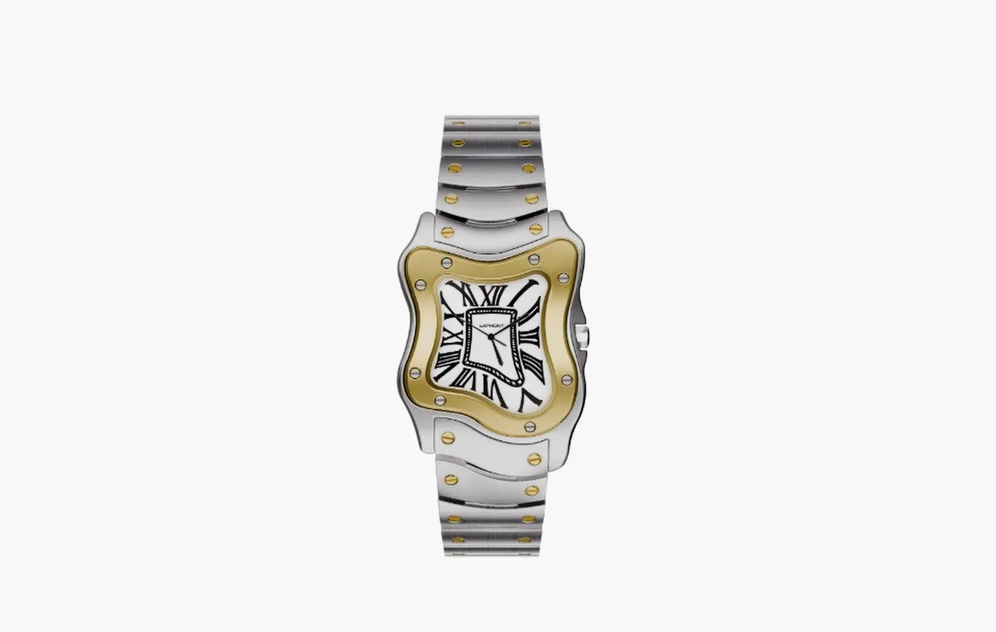 Laurent Small "Two-Tone Case White Dial"