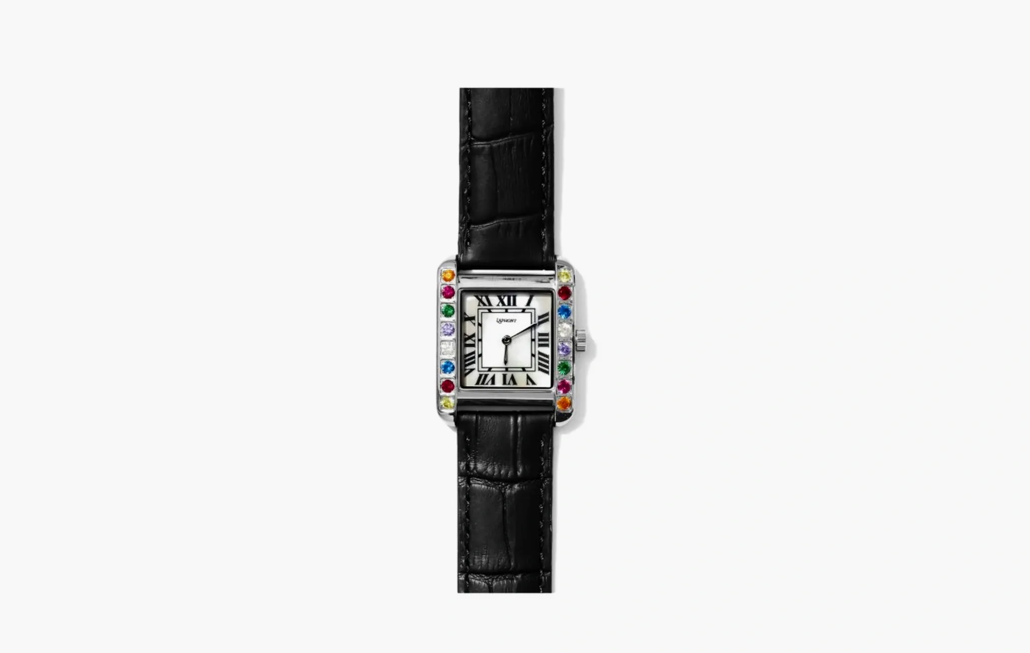 Gem "Silver Case Mother of Pearl / Black Dial"