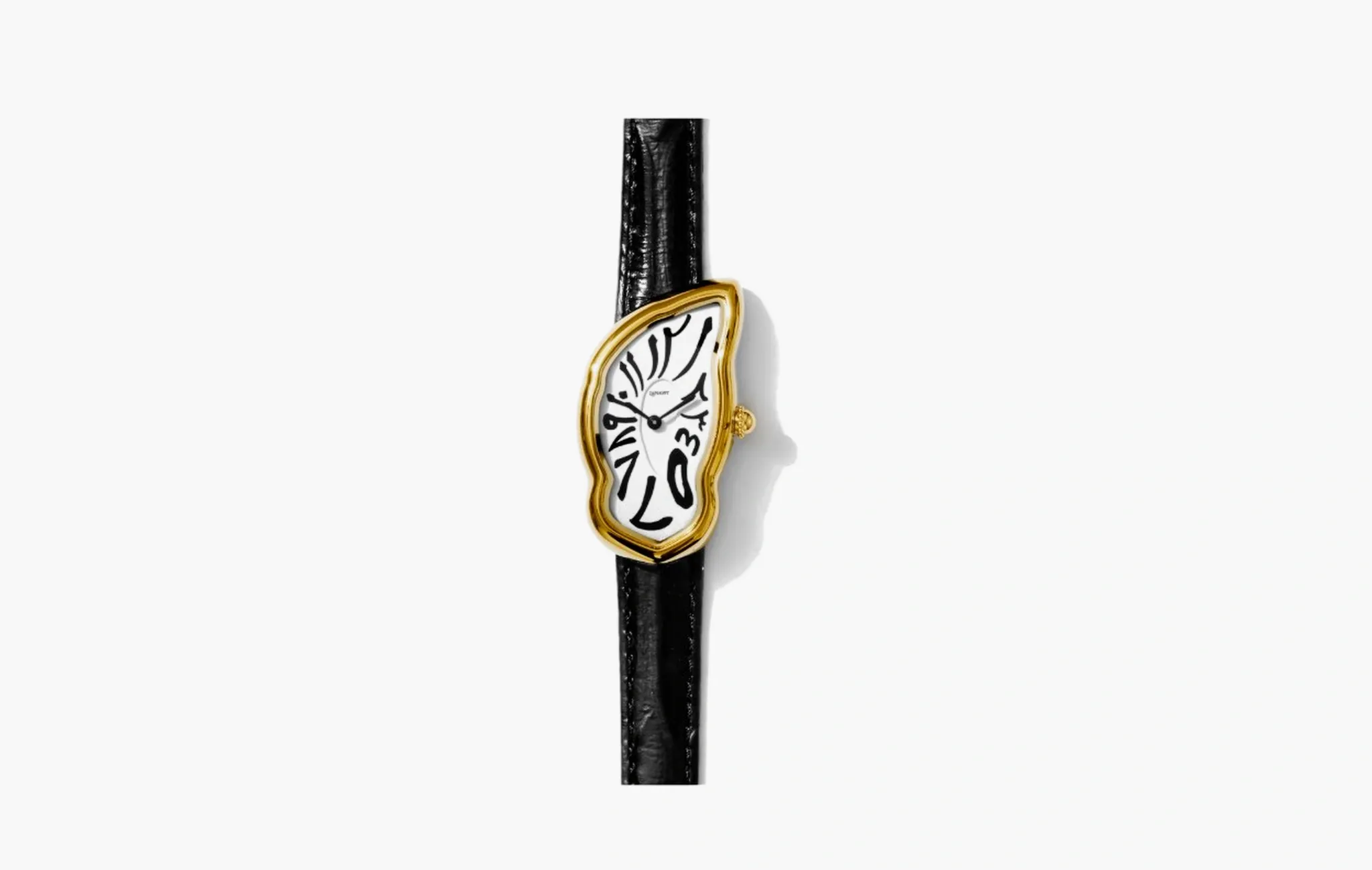 Melting Watch Large "Gold Case Arabic Dial"