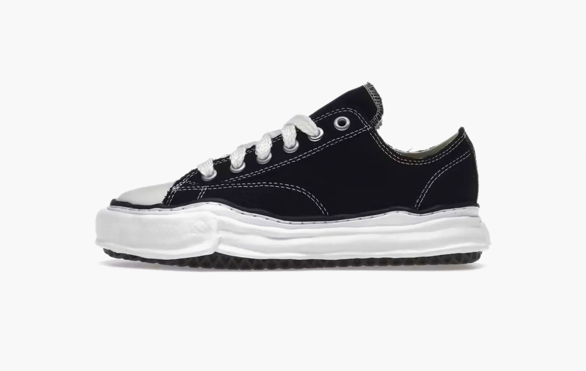 Maison Mihara Yasuhiro Peterson OG Sole Canvas Low Black