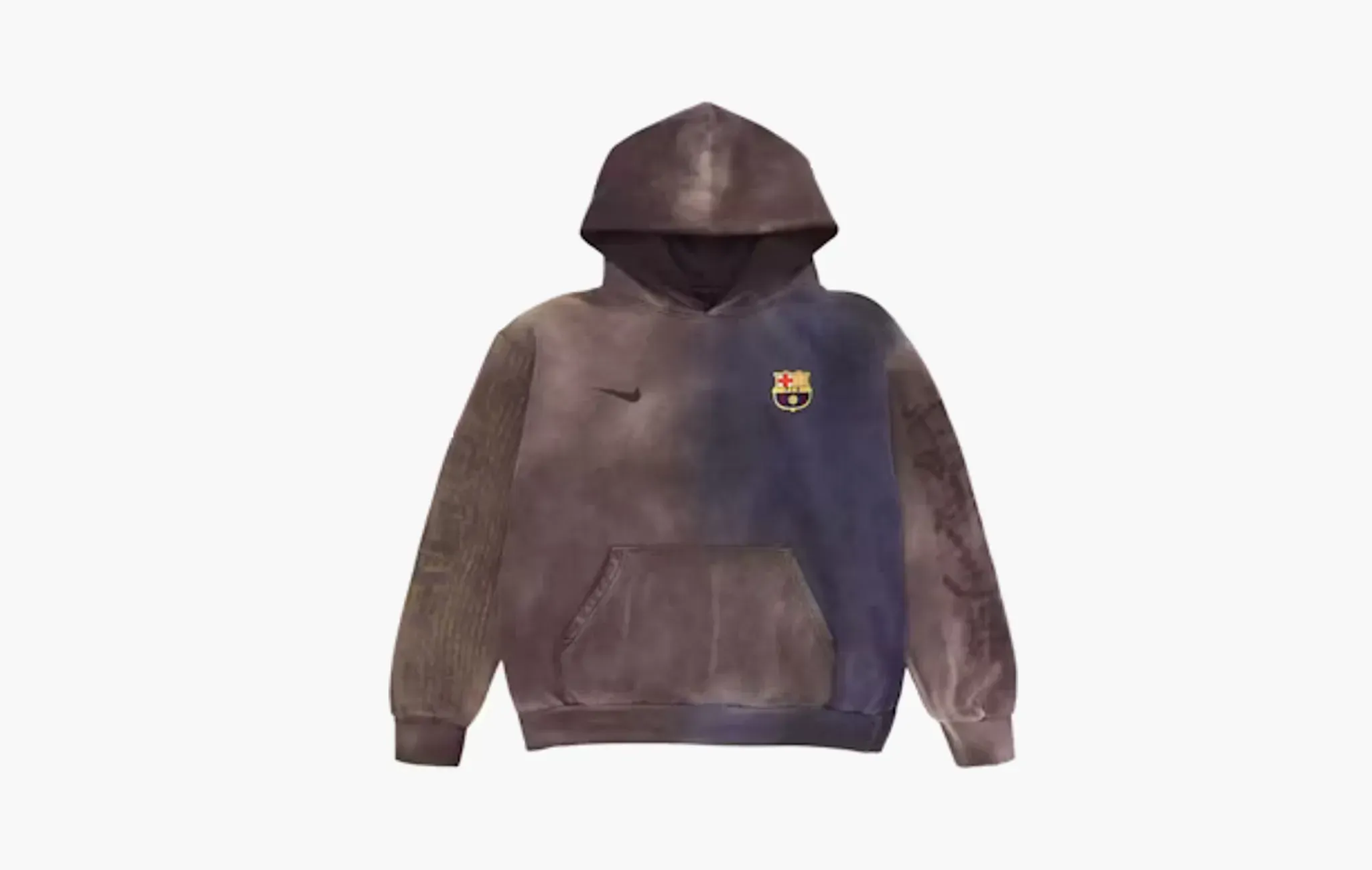 Travis Scott x Nike x FC Barcelona Spray Logo Hoodie Black