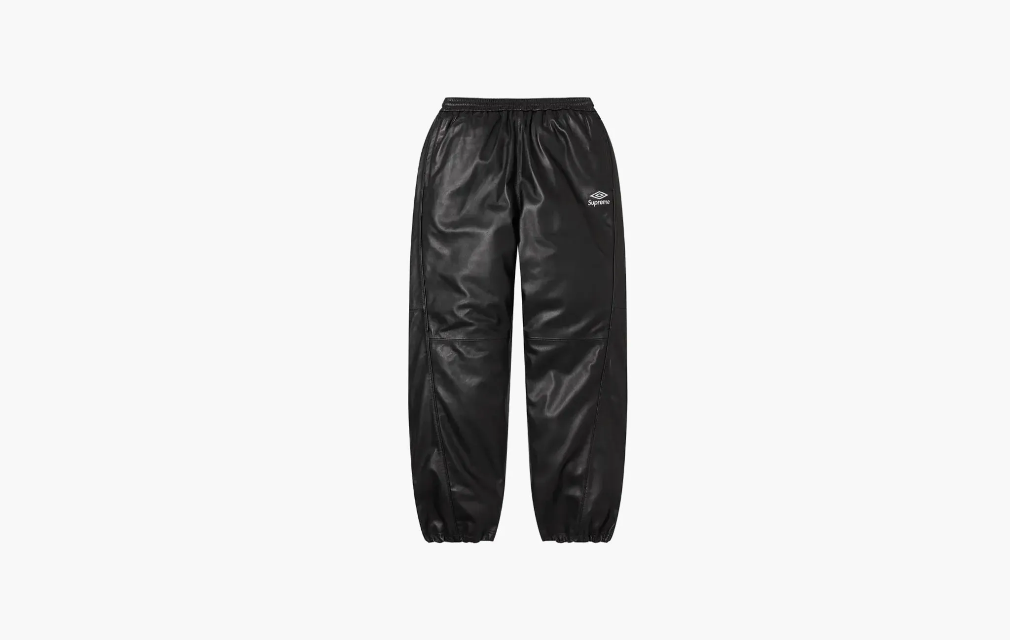 パンツ Supreme Umbro Leather Track Pant Black Supreme Umbro Leather Track Pant (FW25) - $498