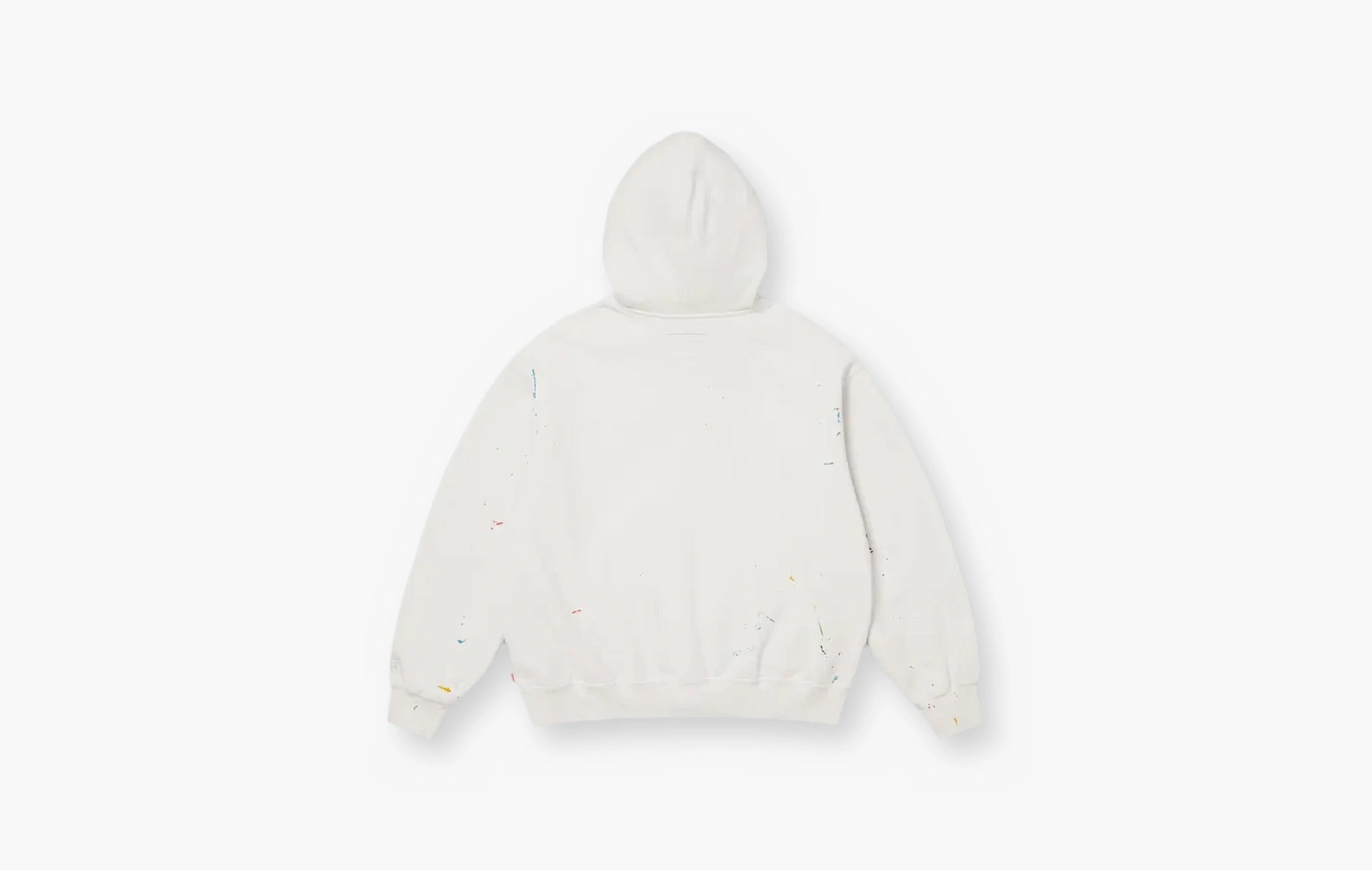 Box Logo Zip Up Hooded Sweatshirt "White"