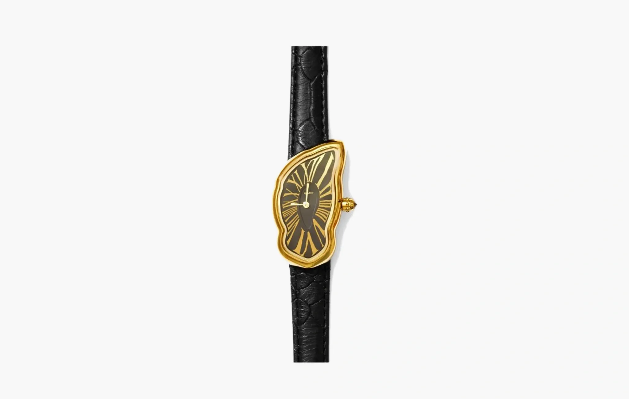 Melting Watch Large "Gold Case Black Dial"