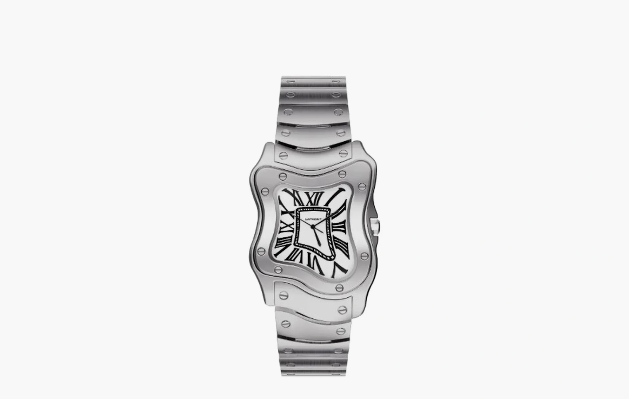 Laurent Small "Silver Case White Dial"