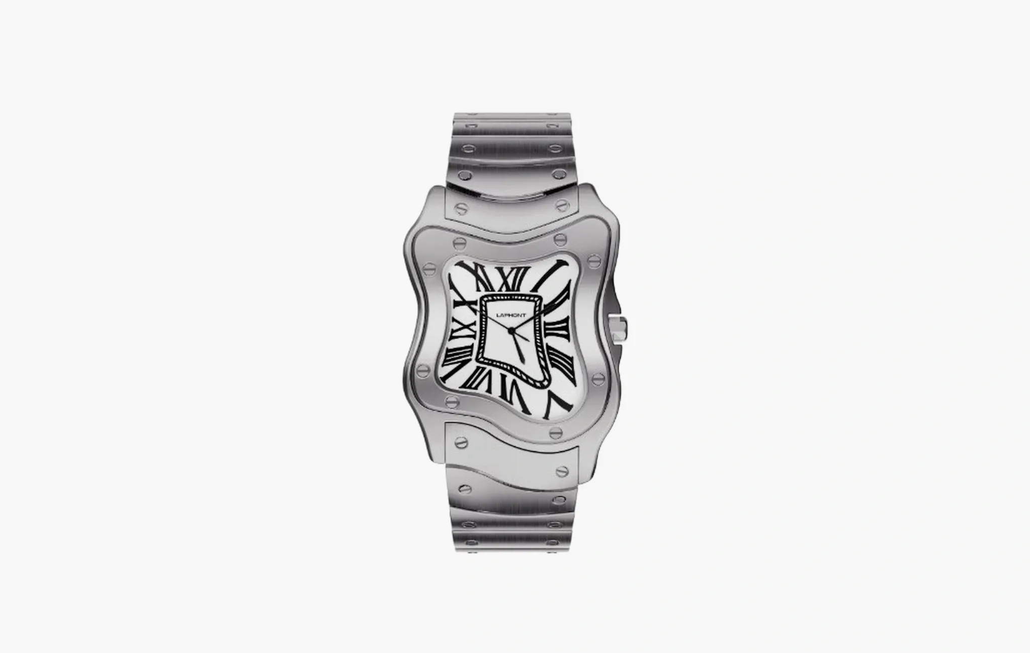 Laurent Large "Silver Case White Dial"