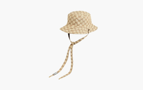 Gucci Reversible Hat in GG Canvas and Nylon "Beige/Brown"