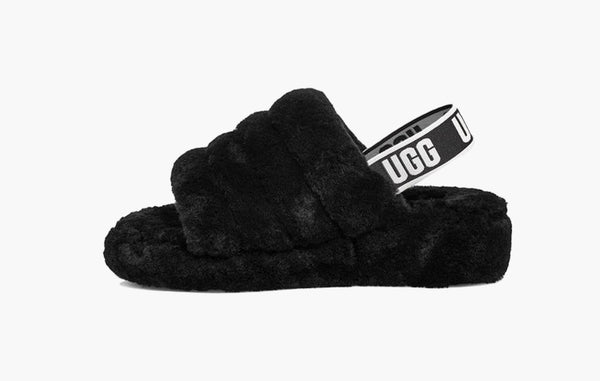 UGG Fluff Yeah Slide WMNS Black  - 1095119 BLK | The Sortage