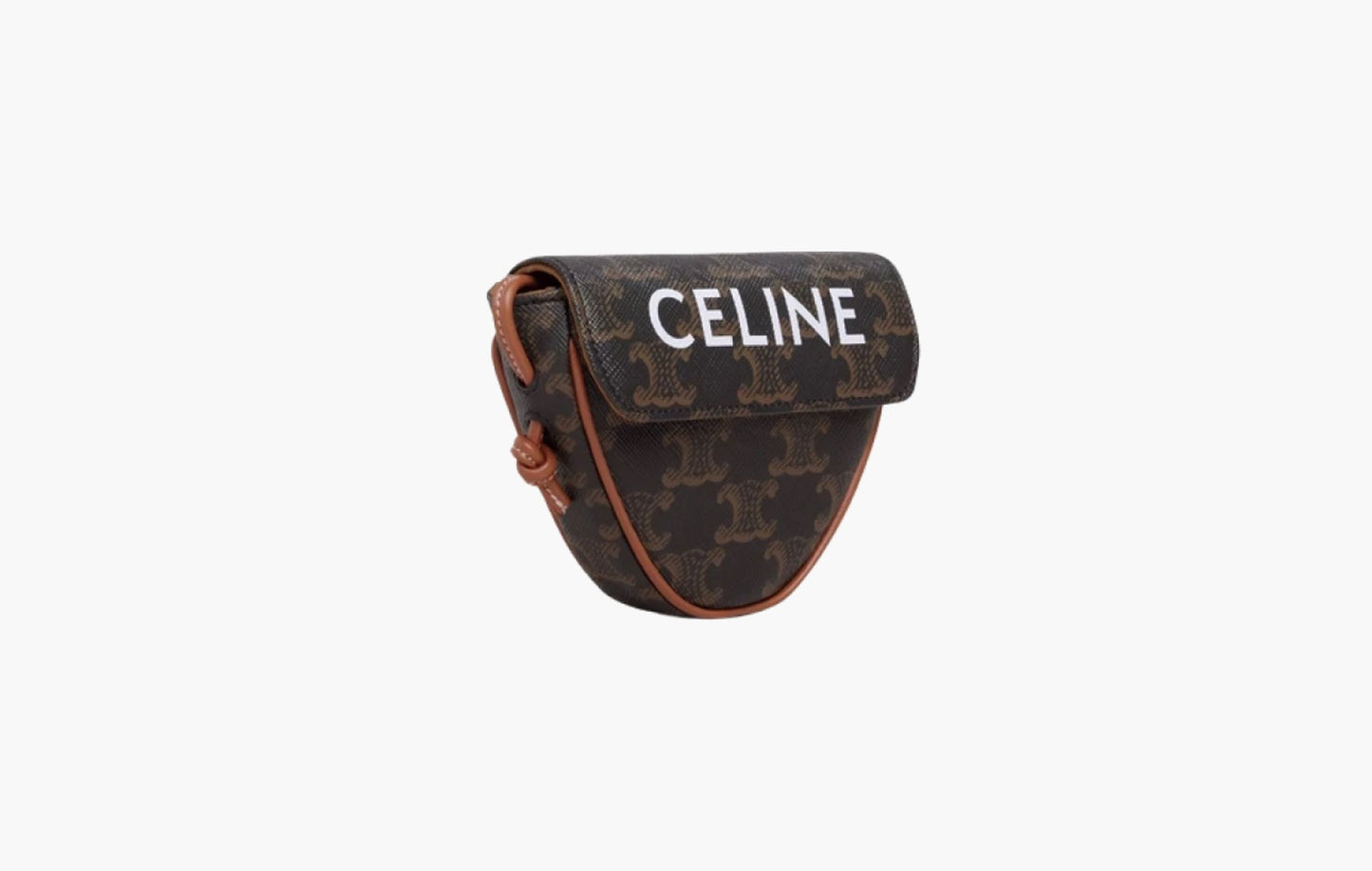 Celine Triangle Triomphe Leather Messenger Bag | The Sortage