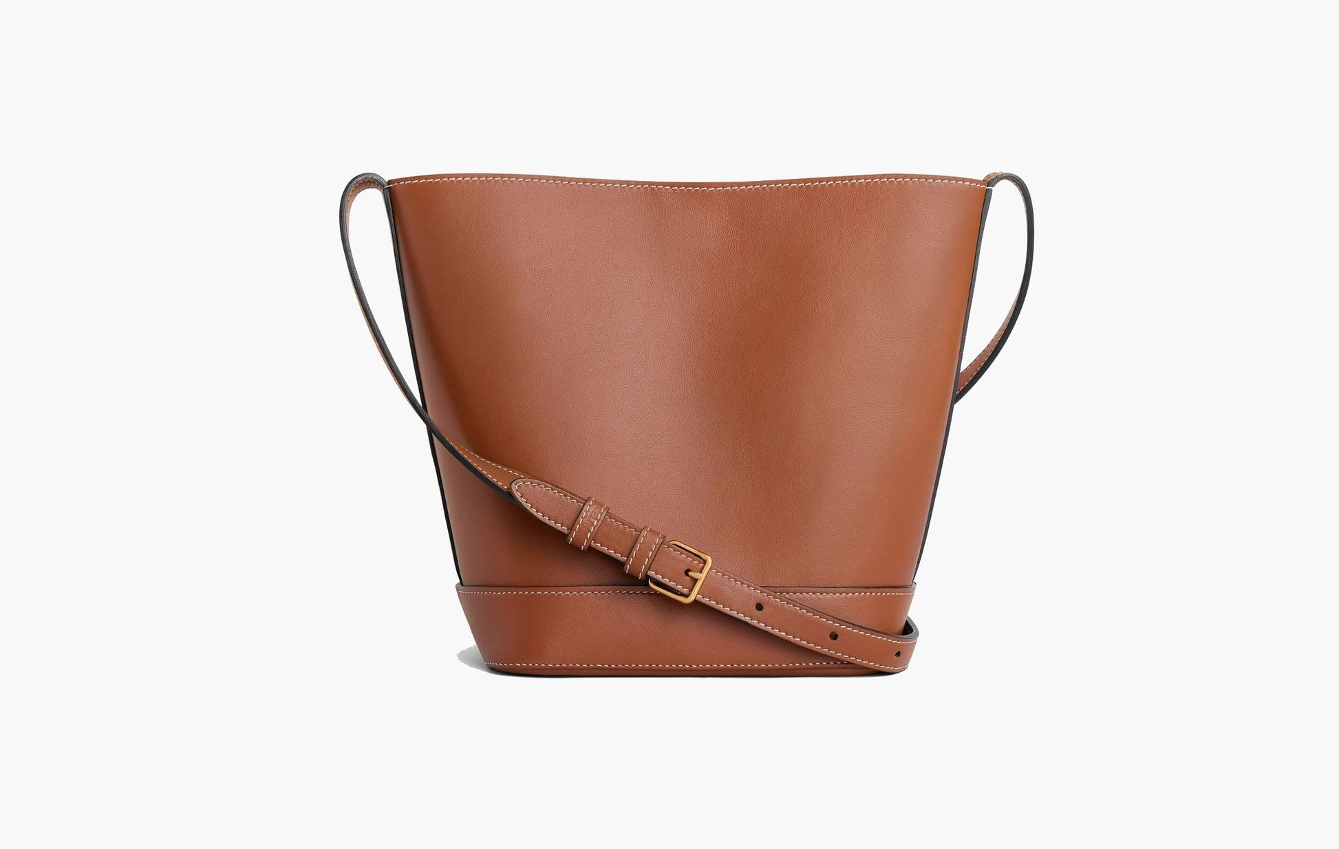 Celine Cuir Triomphe Small Bucket Tan | Sortage