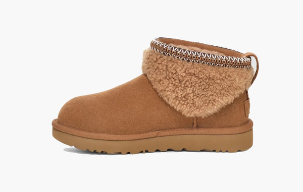 UGG Classic Ultra Mini Maxi Curly Boot WMNS Chestnut - 1158263 CHE | The Sortage