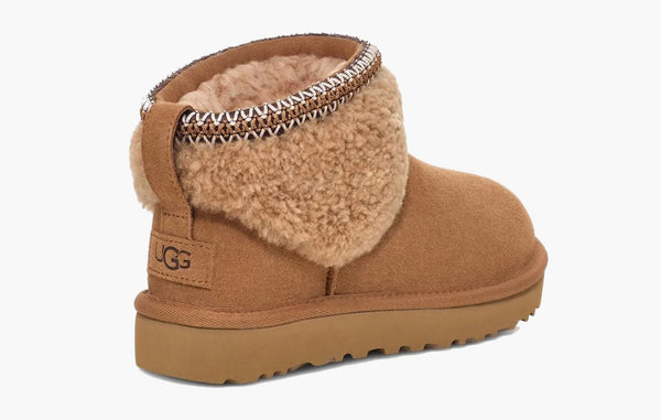 UGG Classic Ultra Mini Maxi Curly Boot WMNS Chestnut - 1158263 CHE | The Sortage