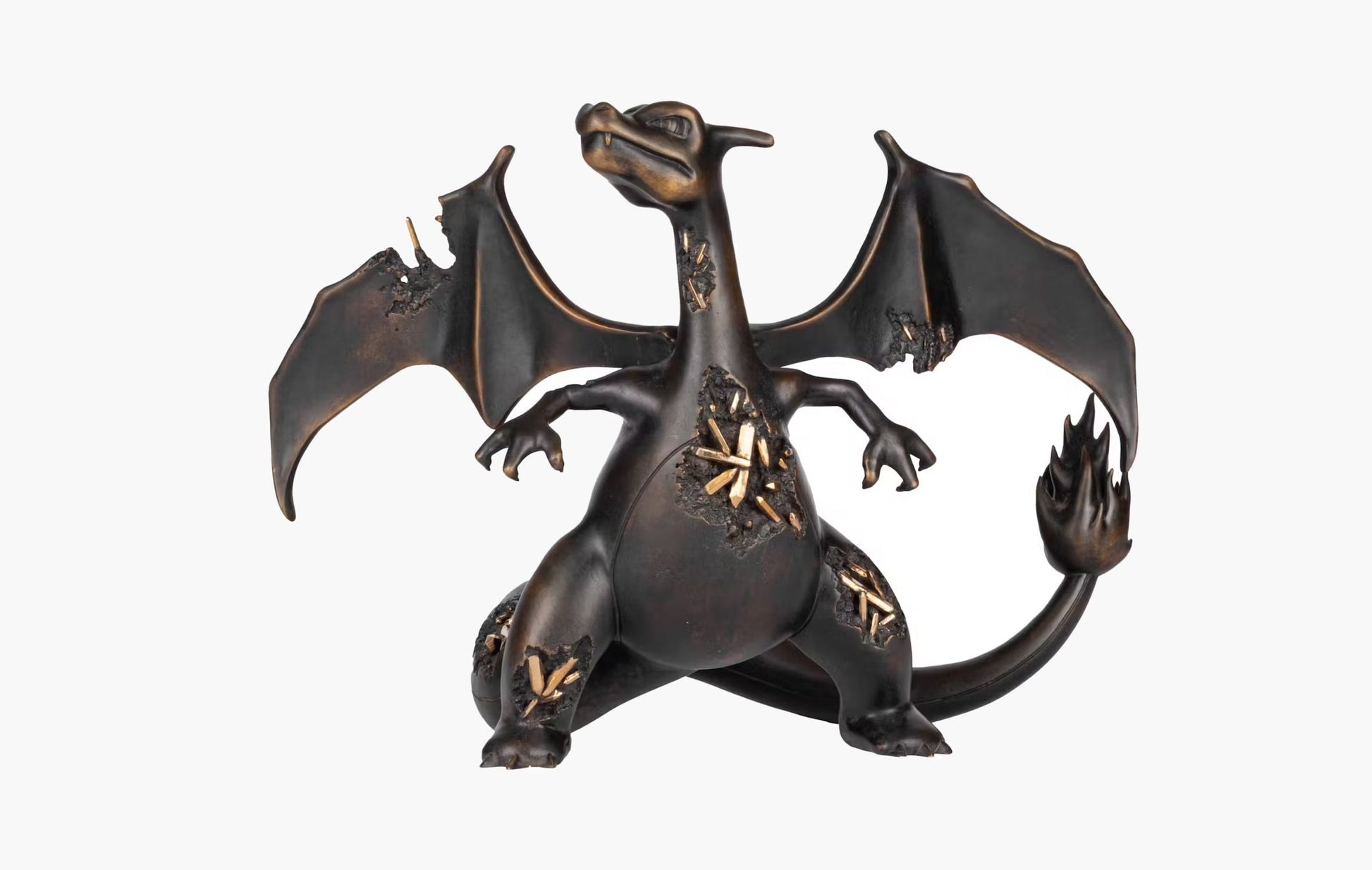 Daniel Arsham Bronze Crystalized Charizard Sculpture | The Sortage