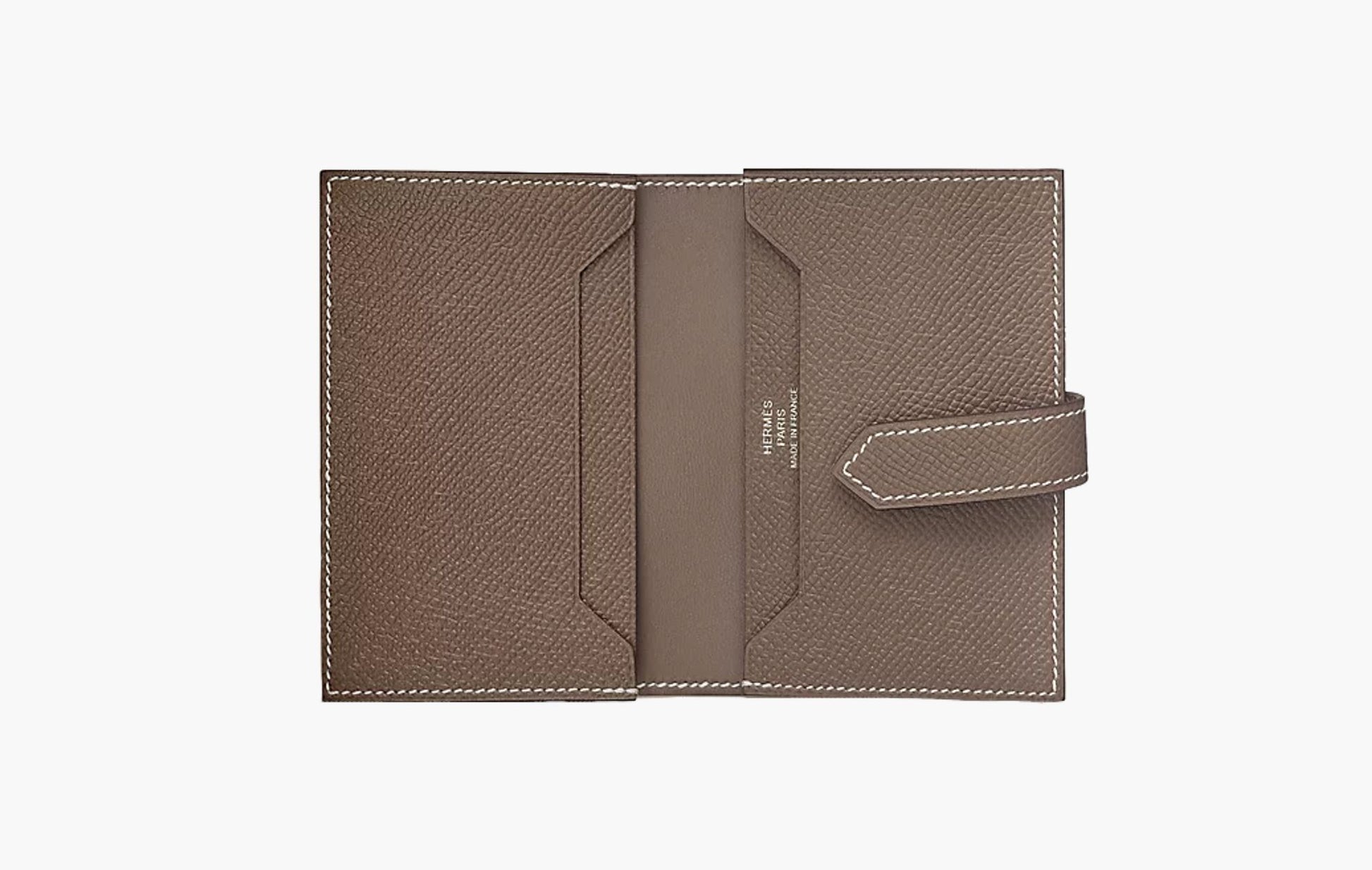 Hermes Bearn Card Holder Etoupe | Sortage.