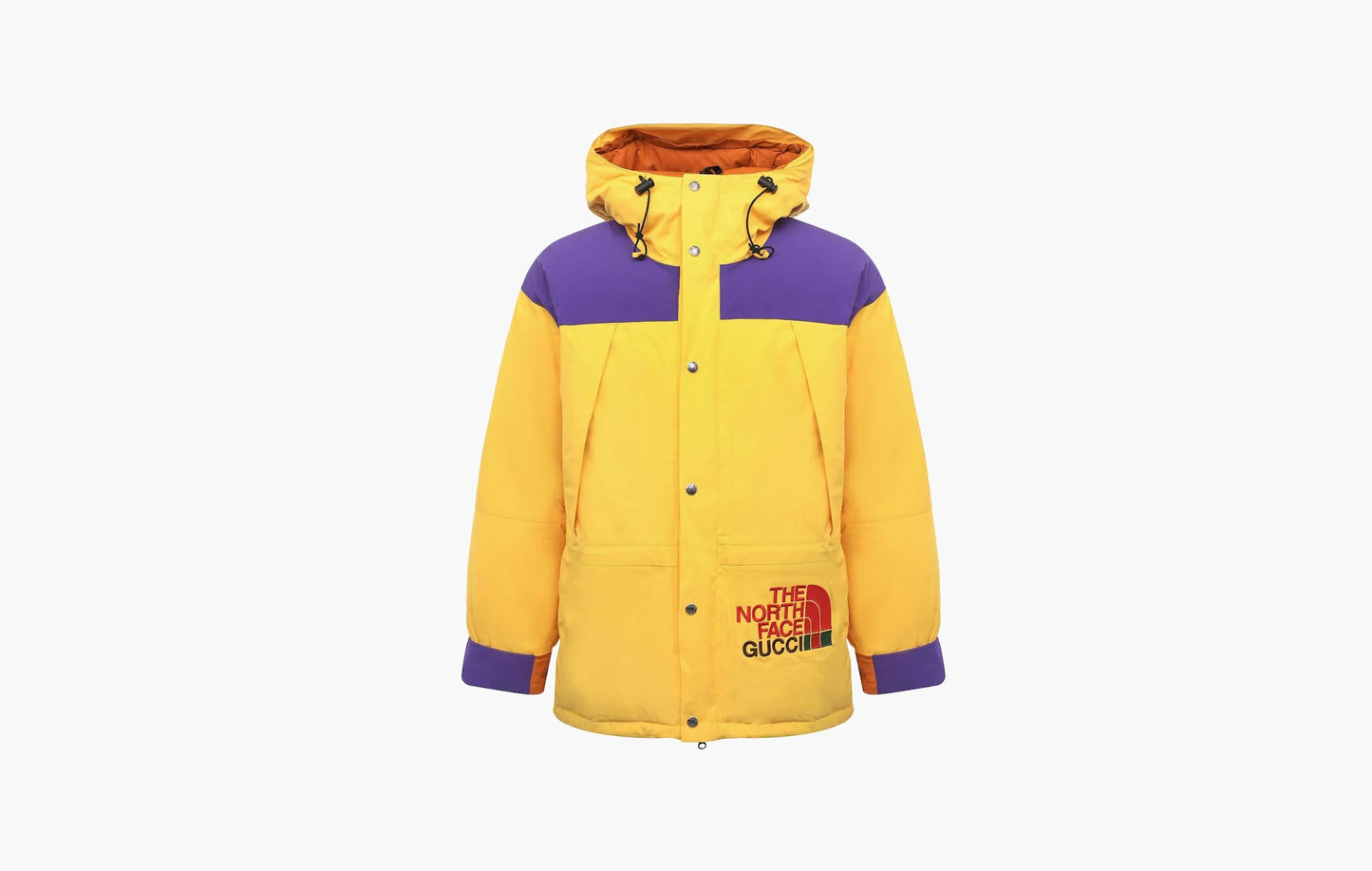 The North Face x Gucci Down Jacket "Yellow Purple"