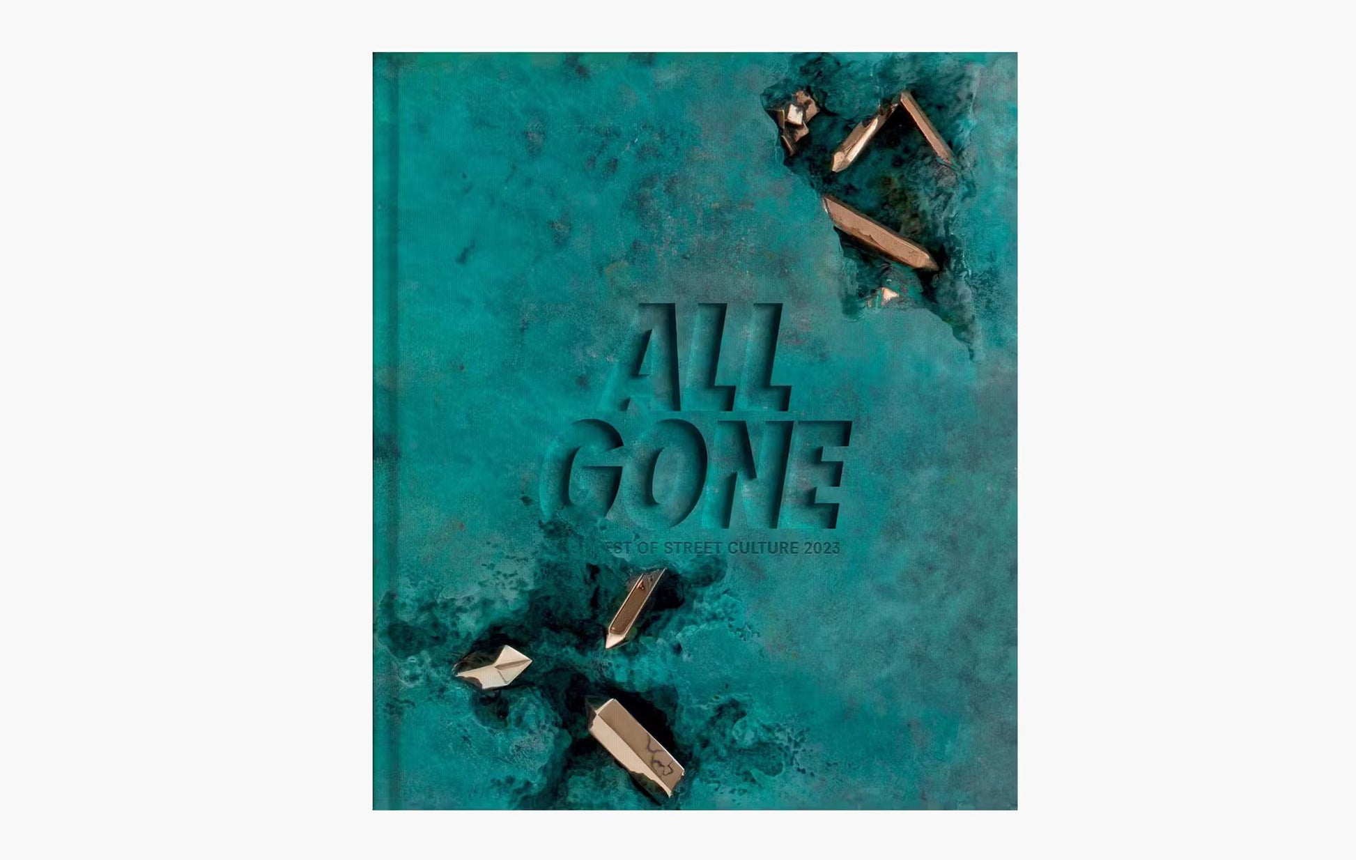 Daniel Arsham All Gone 2023 Bronze Hardcover Book | The Sortage