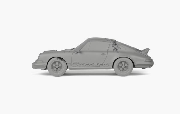 Daniel Arsham Eroded Porsche Carrera RS Figure | The Sortage