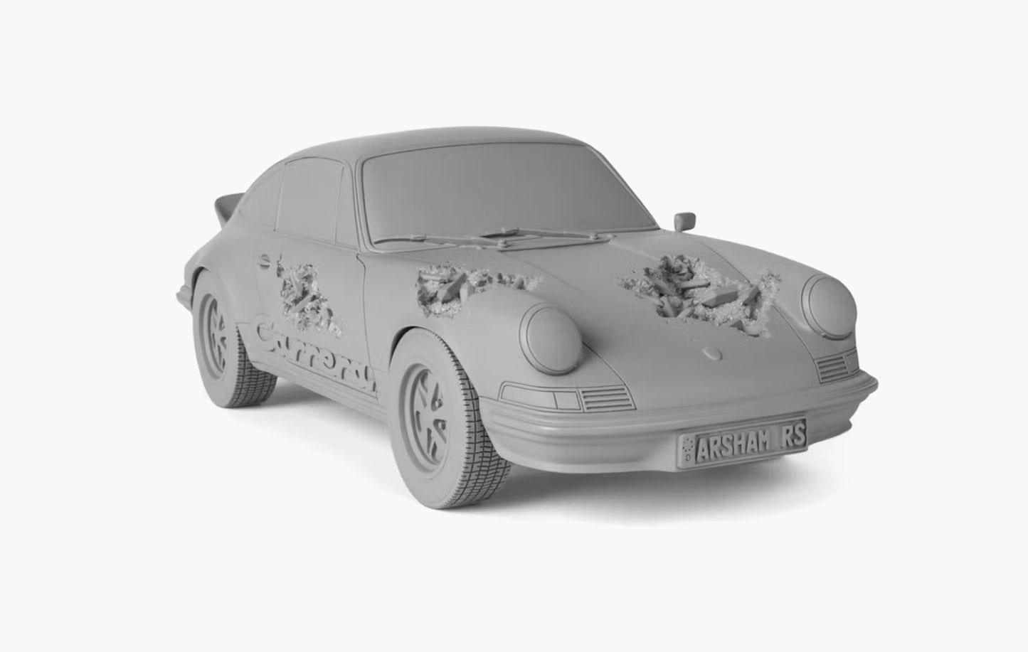 Daniel Arsham Eroded Porsche Carrera RS Figure | The Sortage