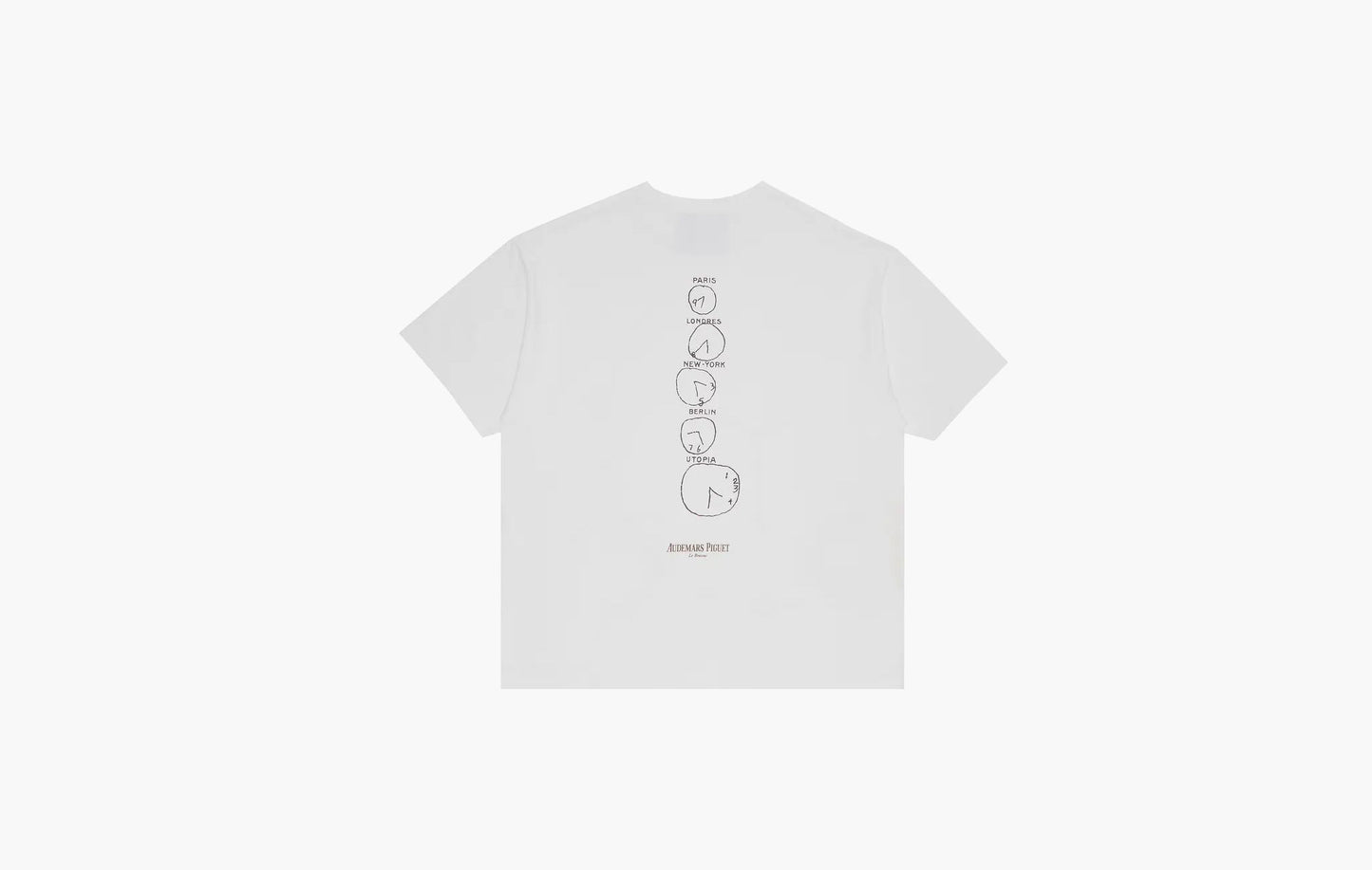 Travis Scott Cactus Jack x Audemars Piguet Time Zones Tee White | The Sortage