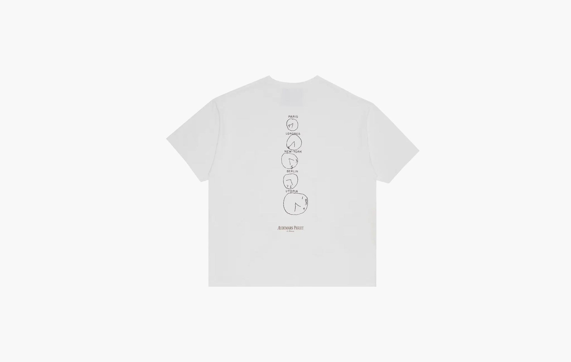 Travis Scott Cactus Jack x Audemars Piguet Time Zones Tee White | The Sortage