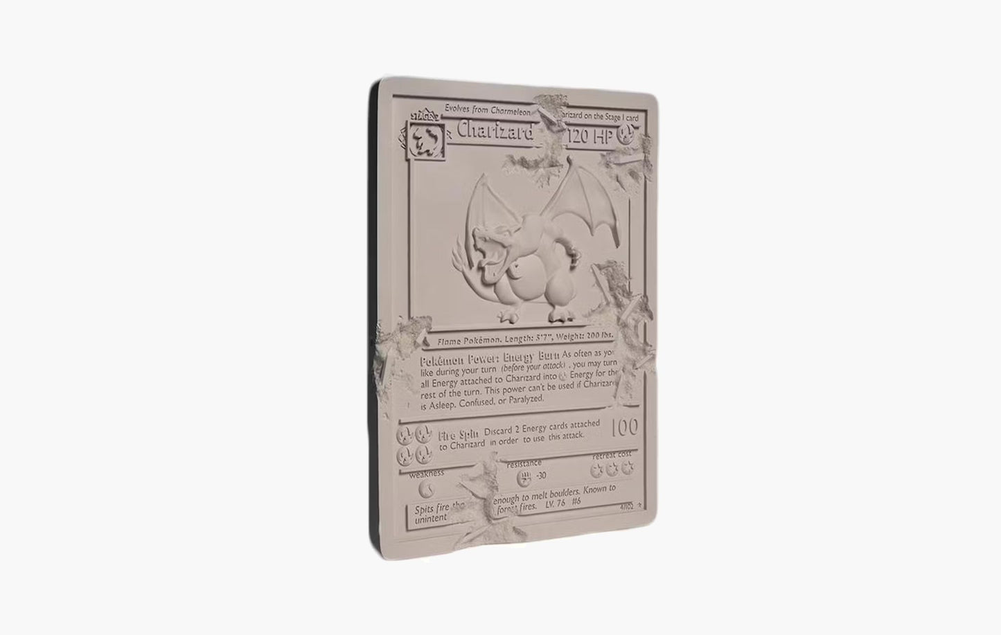 Daniel Arsham Crystalized Charizard Card Sculpture Pink | The Sortage