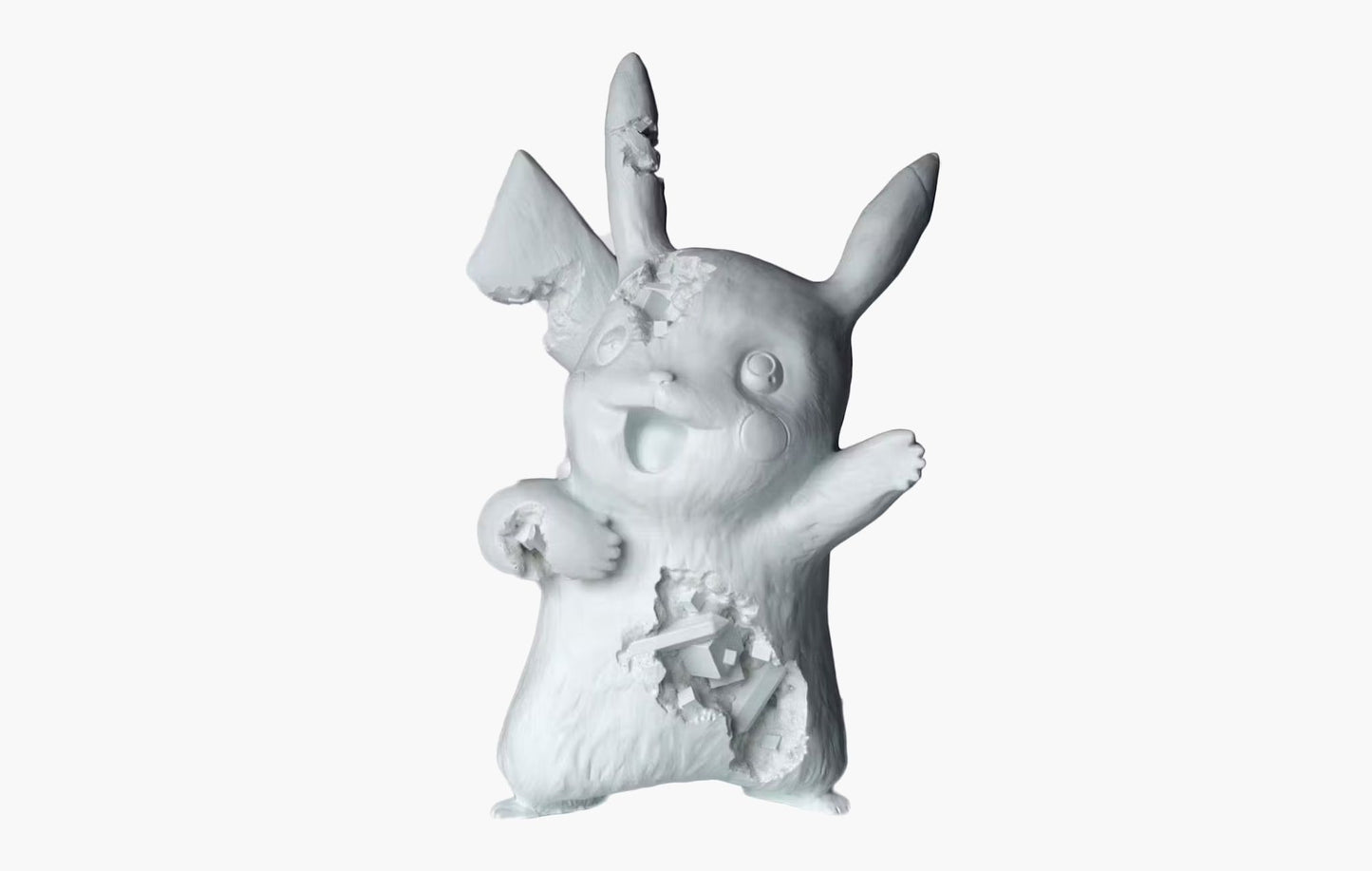 Daniel Arsham x Pokemon Crystalized Pikachu Future Relic Blue | The Sortage