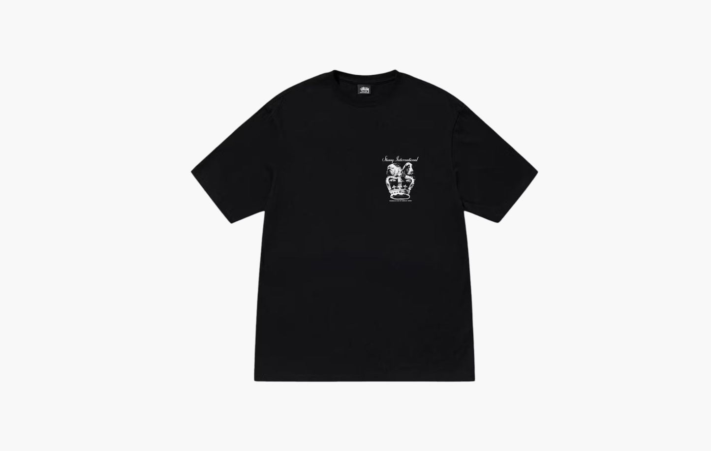 Stussy Dog Crown Tee Black | The Sortage