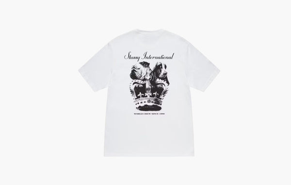 Stussy Dog Crown Tee White | The Sortage