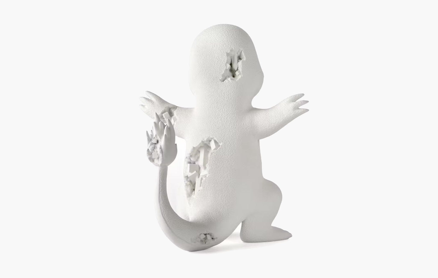 Daniel Arsham x Pokemon Crystalized Charmander Figure White | The Sortage