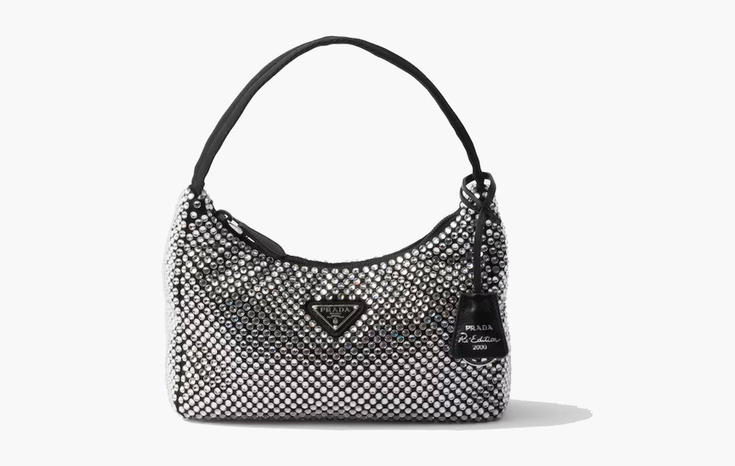 Prada Re-Edition Satin Mini-Bag Crystal | The Sortage