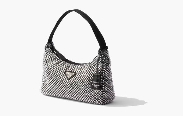 Prada Re-Edition Satin Mini-Bag Crystal | The Sortage