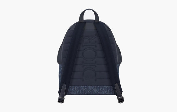 Dior x KAWS Rider 2.0 Zipped Backpack. Navy Blue Grained Calfskin | The Sortage