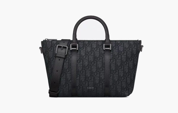 Dior Weekender 25 Black Dior Oblique Jacquard | The Sortage