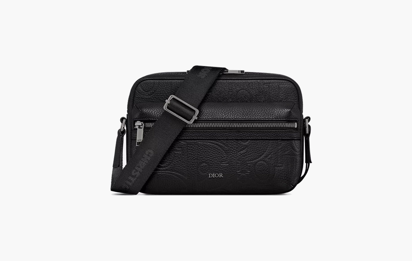 Dior Rider 2.0 Zipped Messenger Bag Black Dior Gravity Leather | The Sortage