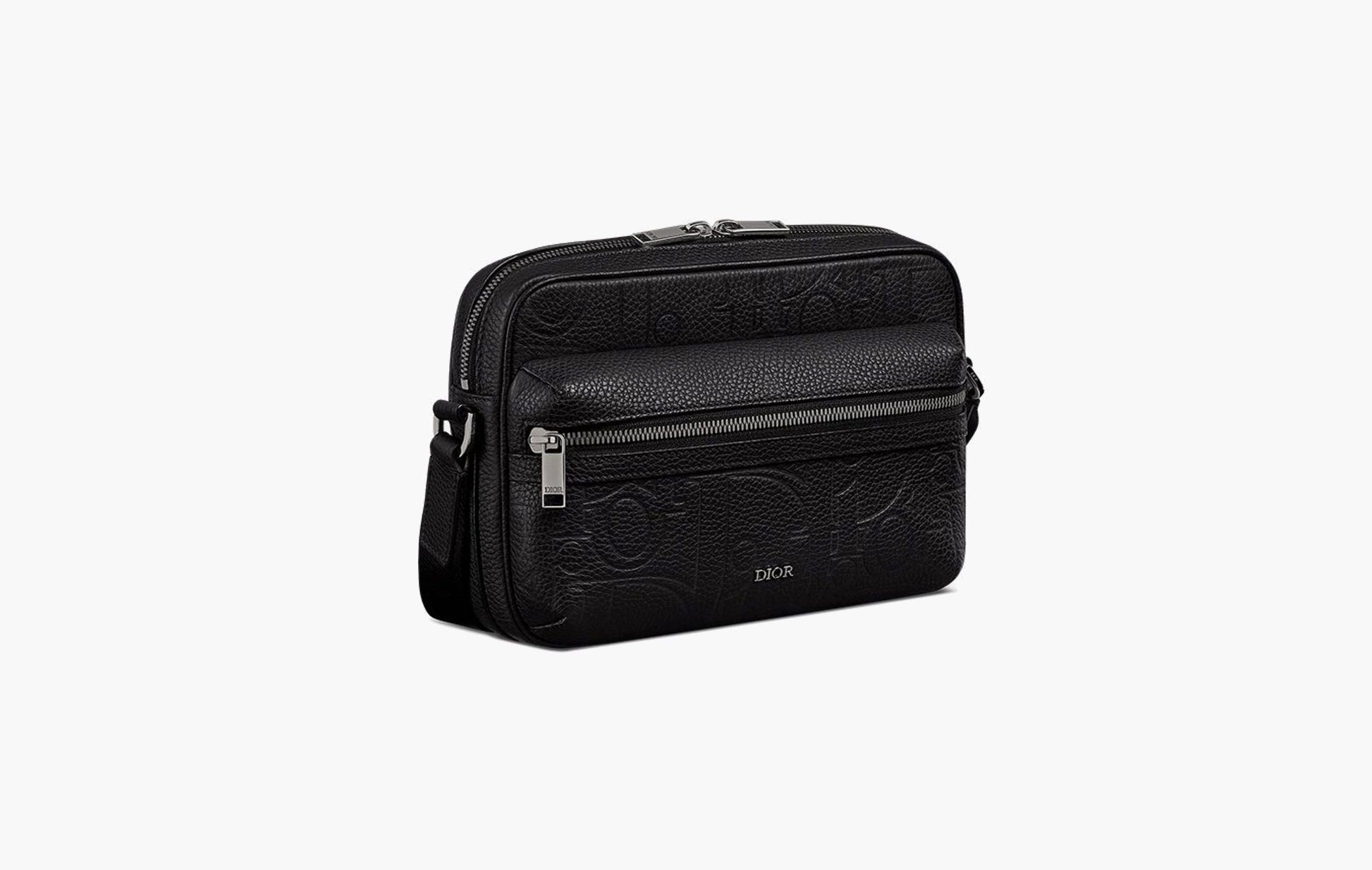 Dior Rider 2.0 Zipped Messenger Bag Black Dior Gravity Leather | The Sortage