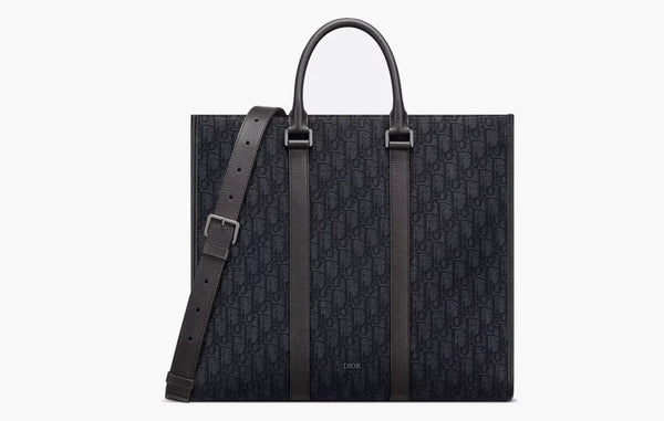 Dior East-West Tote Bag Black Dior Oblique Jacquard | The Sortage