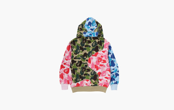 BAPE ABC Camo Patchwork Relaxed Fit Zip Hoodie Multicolor | The Sortage