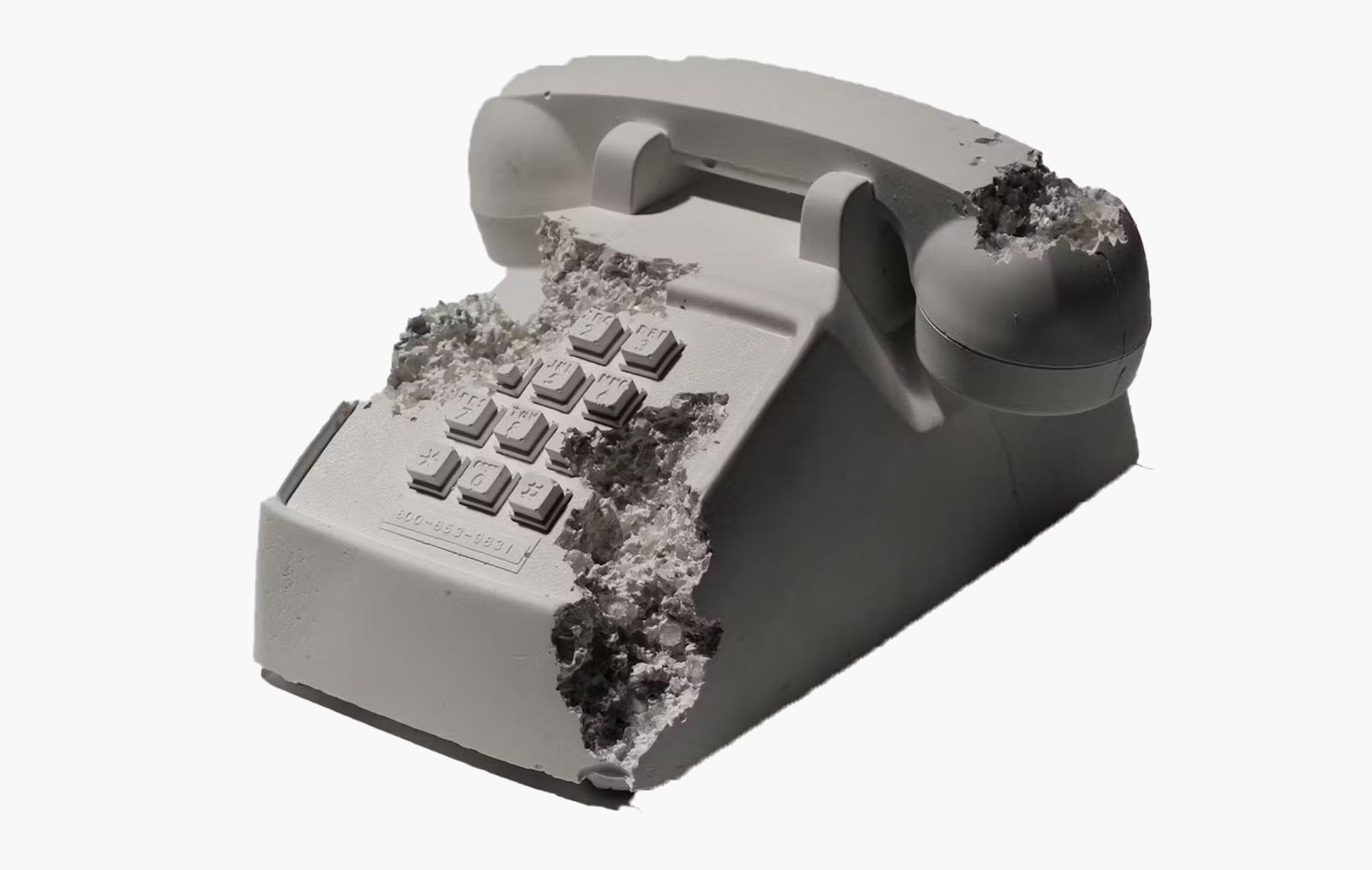 Daniel Arsham Future Relic 05 Telephone Edition of 500 White | The Sortage